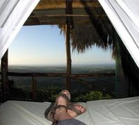 View from bed of the Ranch TUBAGUA PLANTATION VILLAGE - Puerto Plata - Dominican Republic